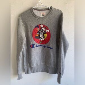 Todd Snyder X Champion Looney Tunes Bugs Bunny Daffy Sweater Sweatshirt M Medium